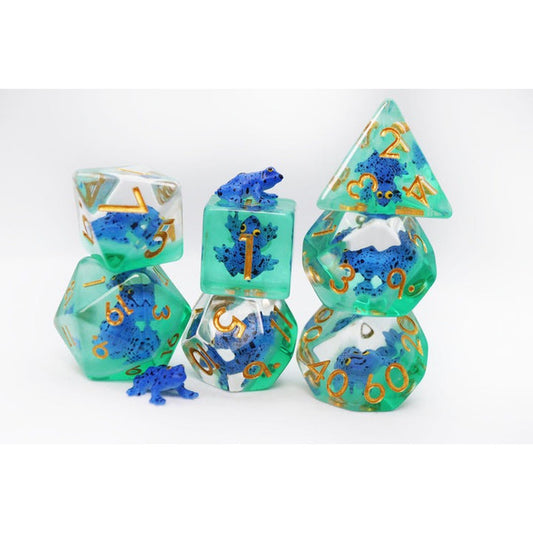 Scry Pool RPG Dice Set (Copy)Dark Blue Frog RPG Dice Set