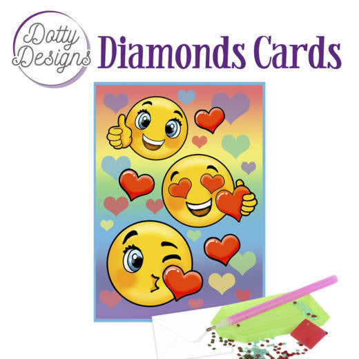 Dotty Designs Diamond Card Kit, Smileys