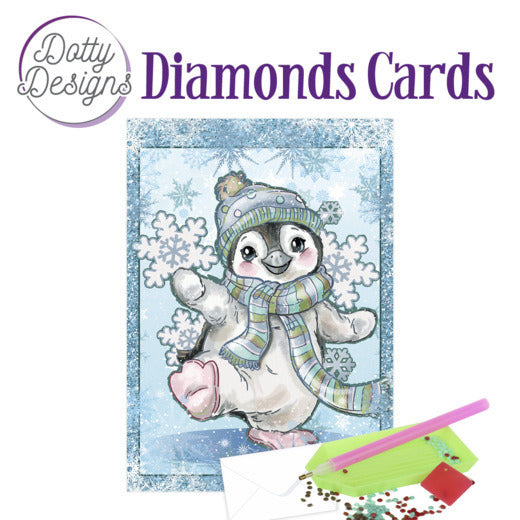 Dotty Designs Diamond Card Kit, Penguin