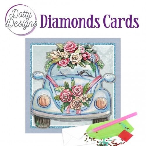 Dotty Designs Diamond Card Kit, Wedding Car
