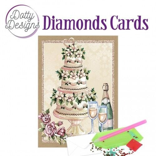 Dotty Designs Diamond Card Kit, Wedding Cake