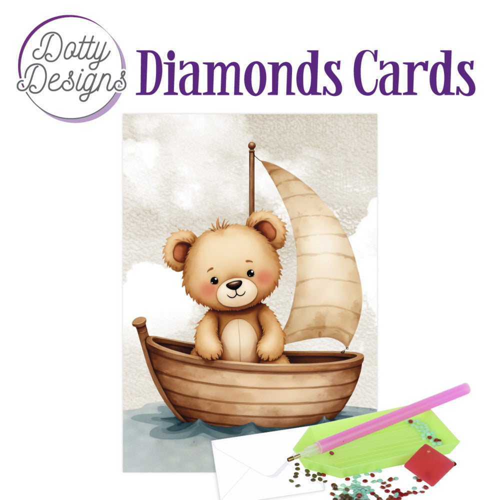 Dotty Designs Diamond Card Kit, Teddy 2