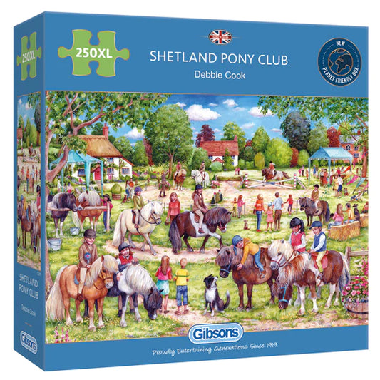 SHETLAND PONY CLUB 250 EXTRA LARGE PIECE JIGSAW PUZZLE