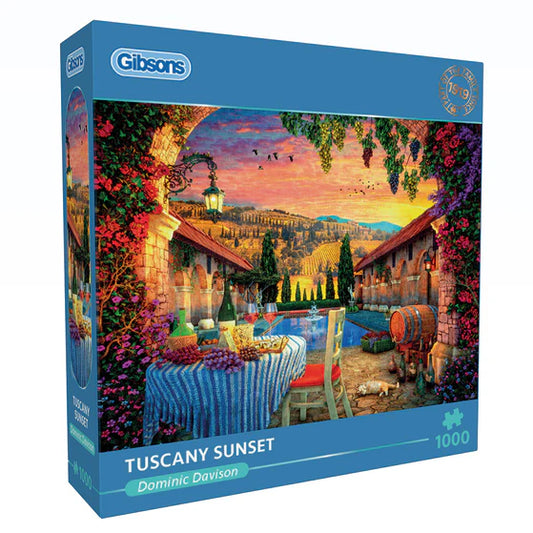 Tuscany Sunset 1000 Piece Jigsaw Puzzle