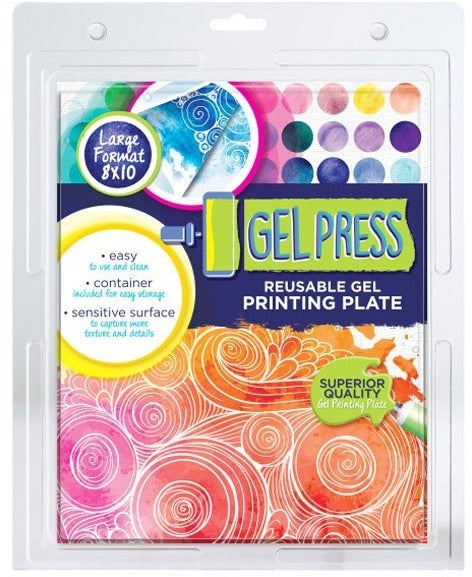 Gel Press Gel Printing Plate, 8x10"