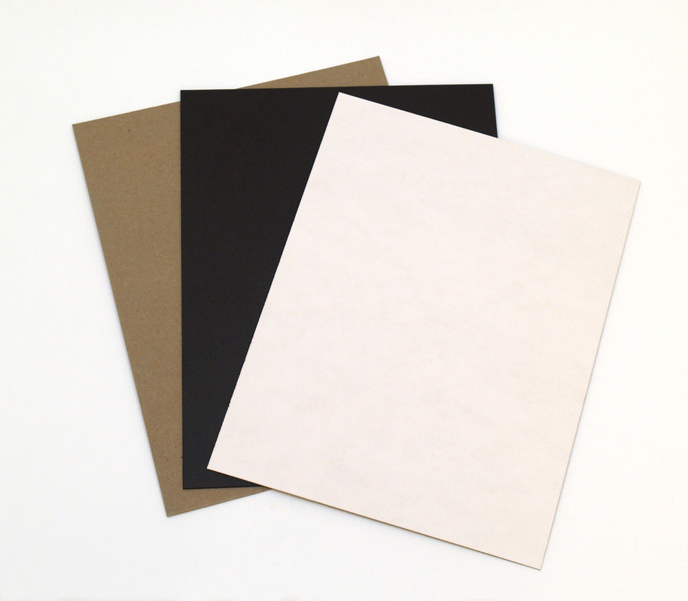 Chipboard, Assorted - 8.5" x 11" (15 Pack)