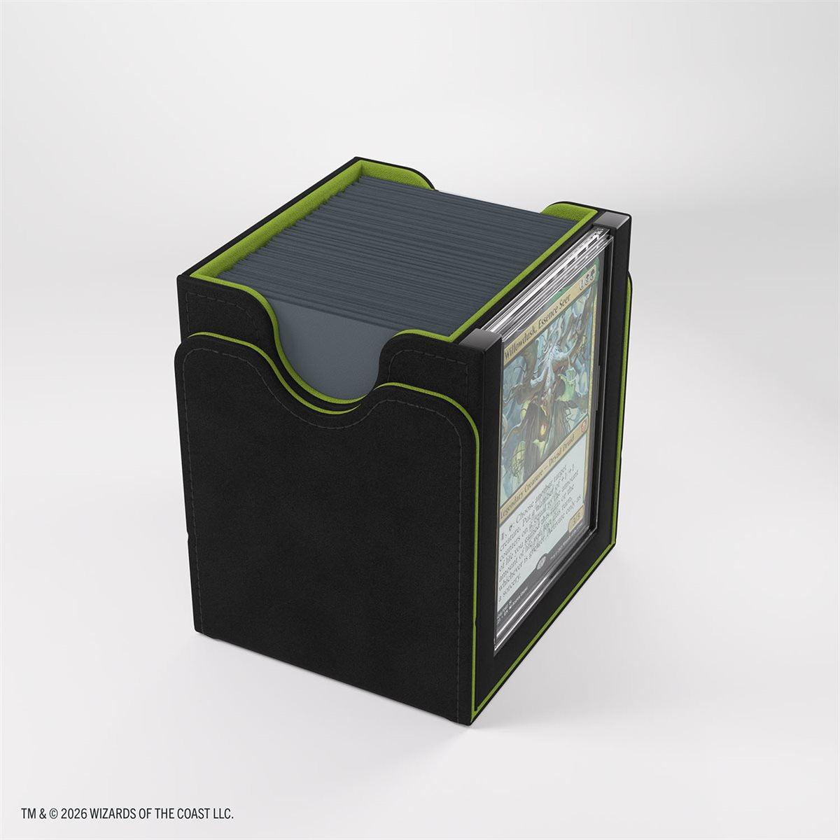 Deck Box: Magic: The Gathering-Secrets of Strixhaven: Squire Plus XL (100ct): Black / Green