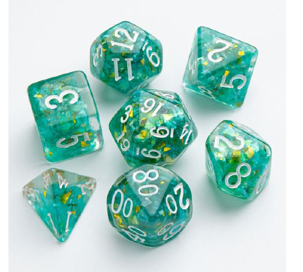 Candy-like Series: Mint: RPG Dice Set (7pcs)
