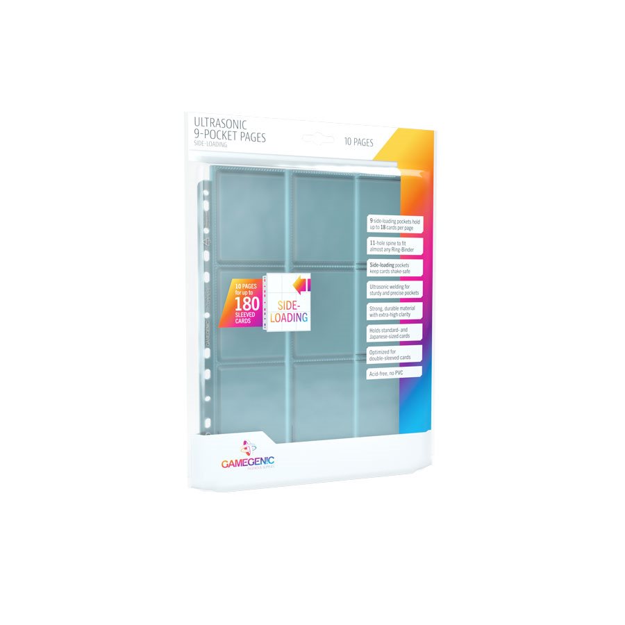 Pages: Ultrasonic 9-Pocket - Clear (10)