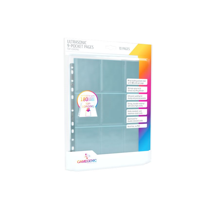 Pages: Ultrasonic 9-Pocket - Clear (10)