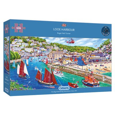 Puzzle: 636 Looe Harbour,  (Panoramic)