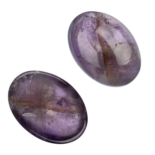 13x18mm Amethyst (Natural) Cabochons 2/pk