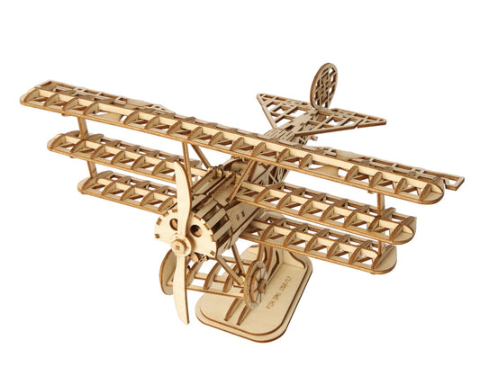 3D Modern Wooden Puzzle, Airplane