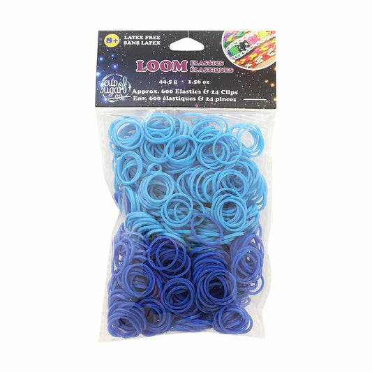 WONDER LOOM Loom Bands - Navy Blue/Light Blue- 600 pcs.