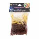 WONDER LOOM Loom Bands - Peach / Brown - 600 pcs.