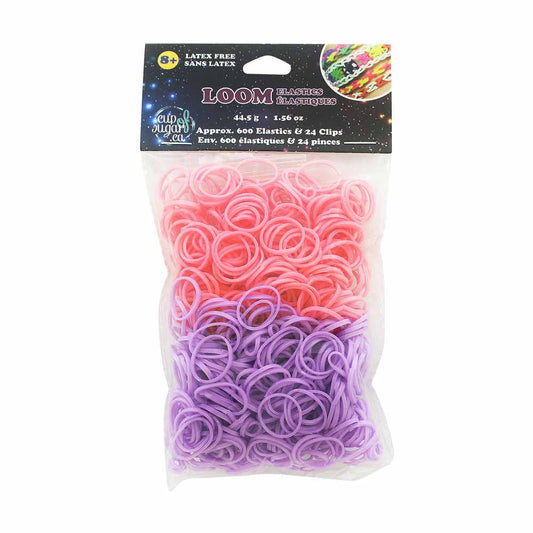 WONDER LOOM Loom Bands - Purple/Pink - 600 pcs.