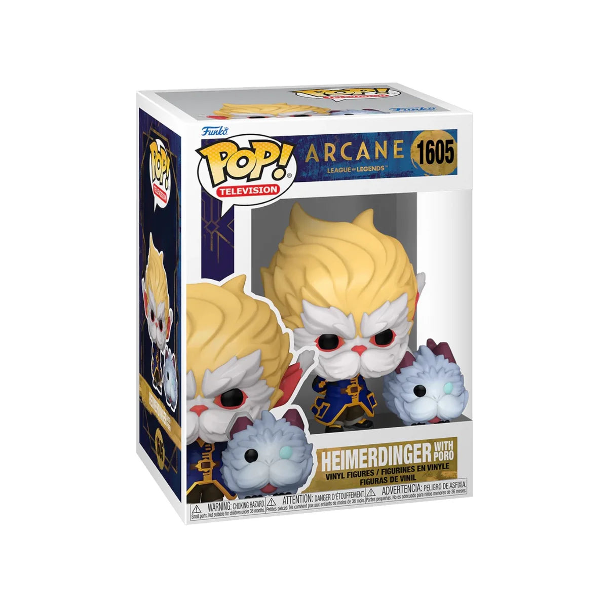 Funko POP TELEVISION - Arcane: League Of Legends Heimerdinger with Poro #1605