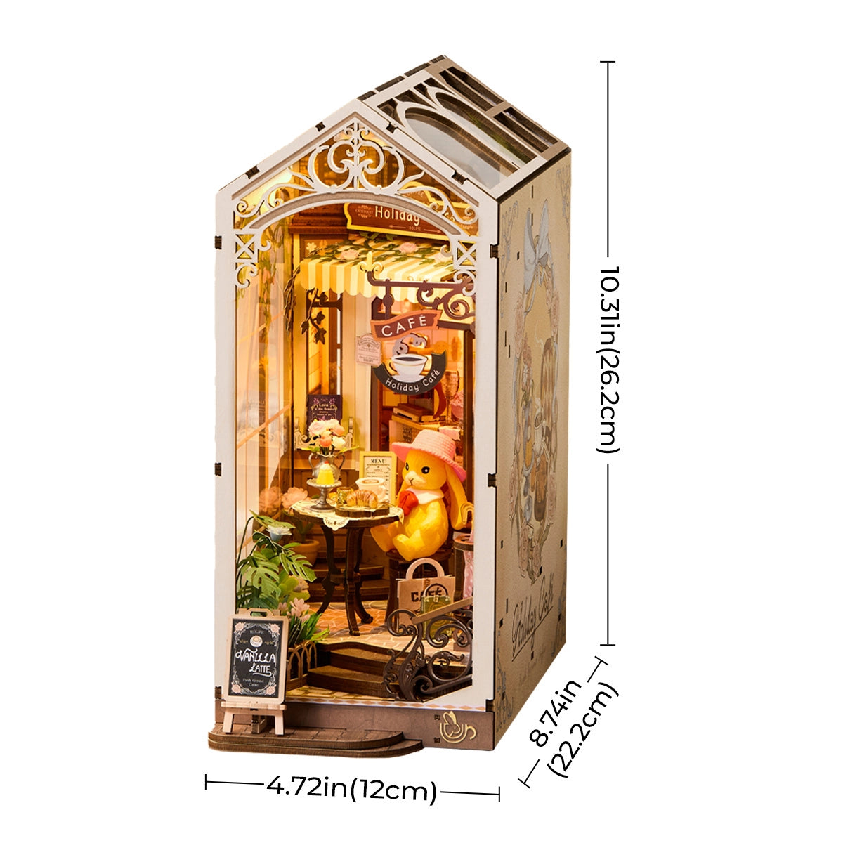 Rolife DIY Book Nook Kit - Holiday Cafe TGB15