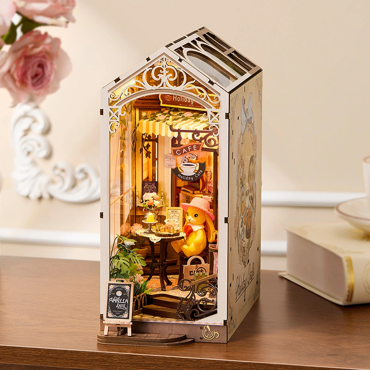 Rolife DIY Book Nook Kit - Holiday Cafe TGB15