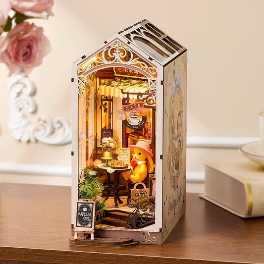 Rolife DIY Book Nook Kit - Holiday Cafe TGB15