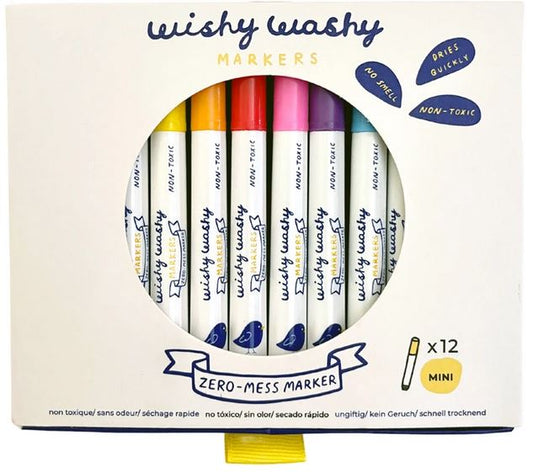 Wishy Washy markers / MINI 12 colors