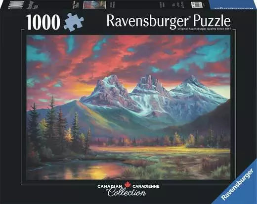 Jigsaw Puzzle Alberta's Three Sisters - 1000 Pieces Puzzle