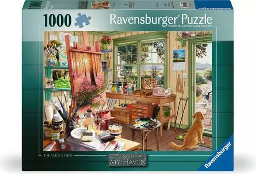 Jigsaw Puzzle My Haven: Artist's Shed 1000 pc