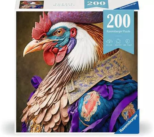 Jigsaw Puzzle Puzzle Moments: Rooster General - 200 Pieces