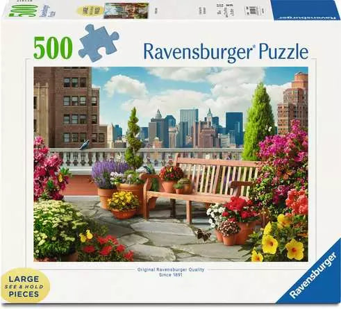 Jigsaw Puzzle Rooftop Garden - 500 Pieces