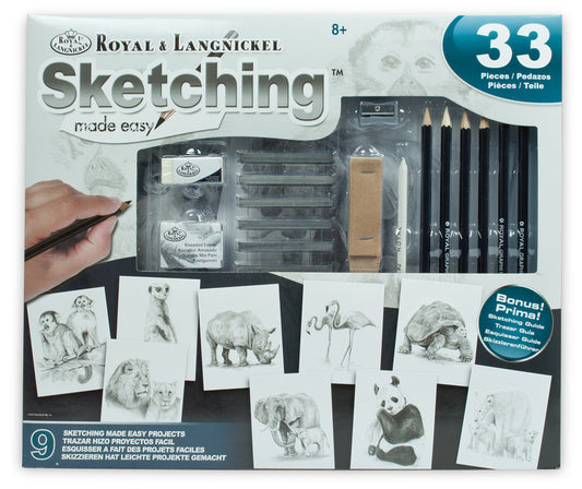 Sketching Made Easy Activity Set, 9 Projects - Animals Around the World