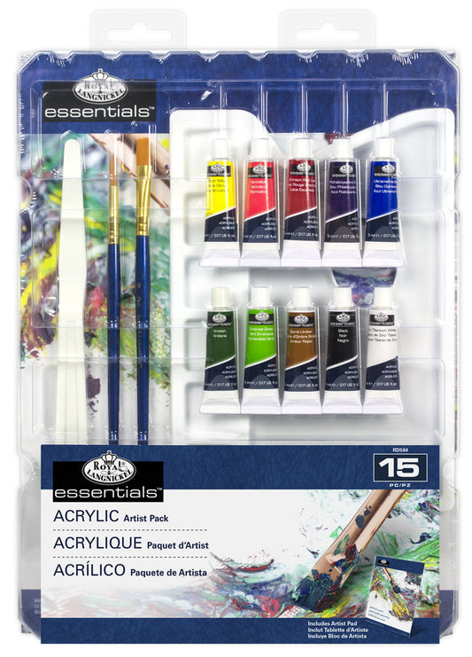 Essentials Hanging Artist Pack, Acrylic (15pc)