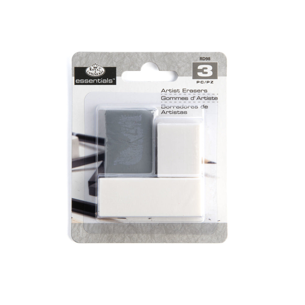 Erasers, Assorted (3pc)