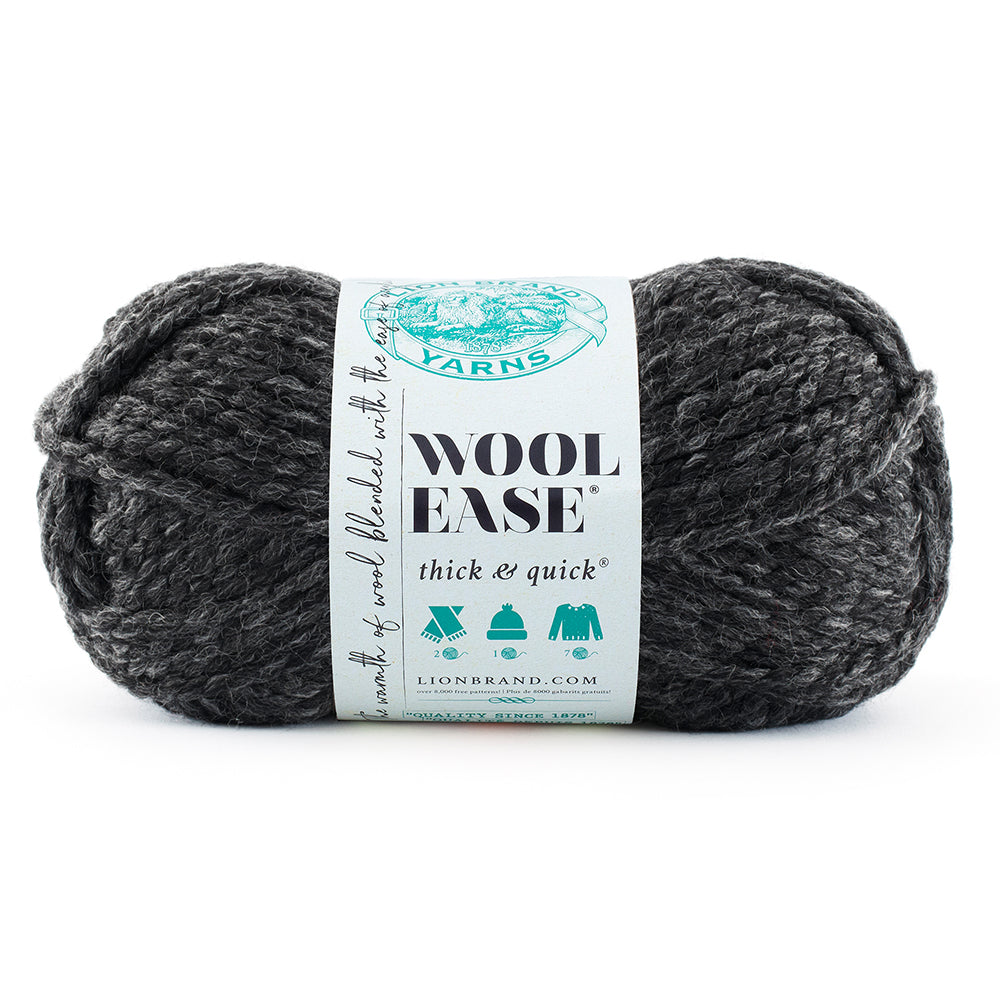 LION Wool Ease Thick & Quick Yarn - 170g - Super Bulky 6 - 97m (106yds)