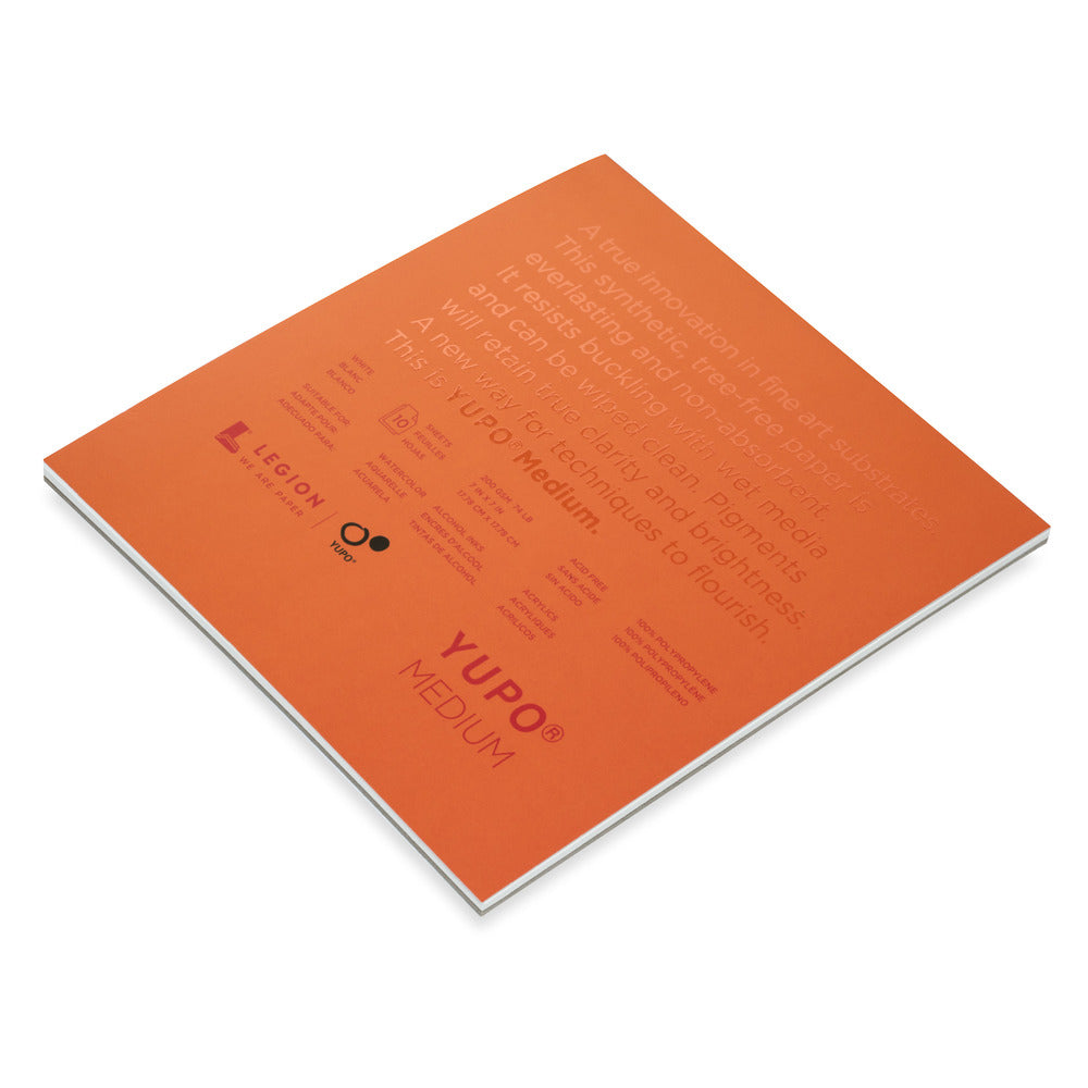 Yupo Medium Paper Pad, 7" x 7" (74lb/200gsm)