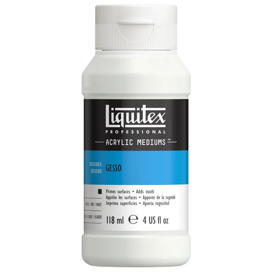 Professional White Gesso, 118ml (4oz)