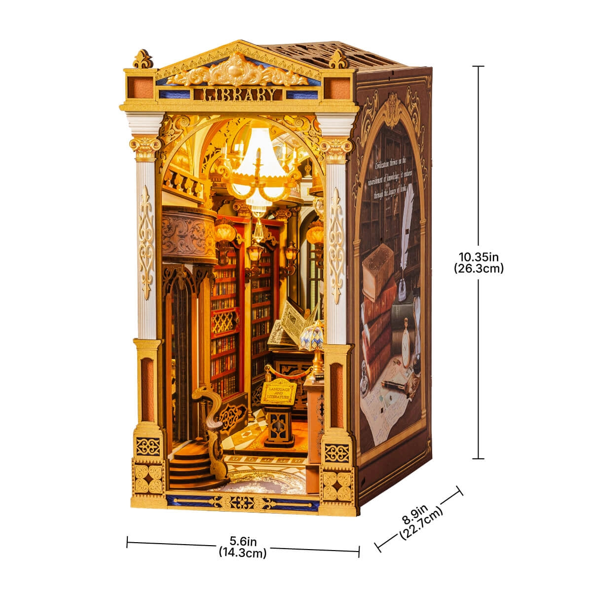 Rolife DIY Book Book Kit - Library of Wonders TGB16