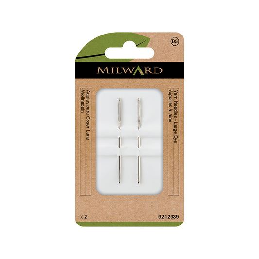 MILWARD GREEN Wool Needle Metal 2 Pcs