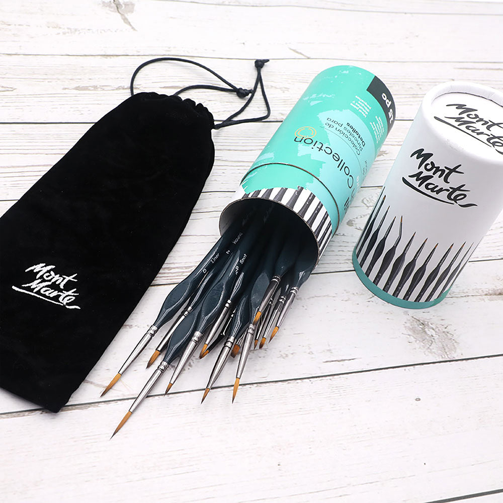 MONT MARTE Detail Brush Collection - 15 pcs