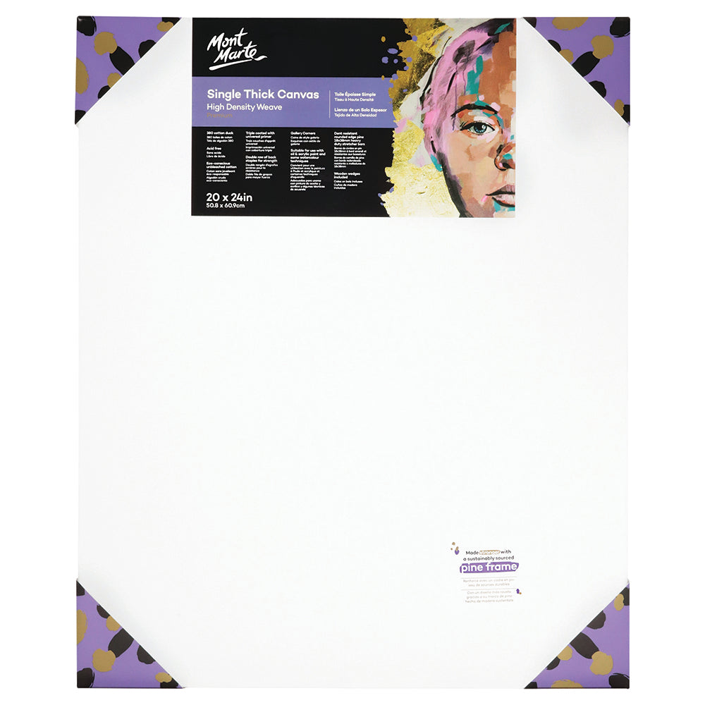 MONT MARTE Single Thick Canvas with Pine Frame 20″ x 24″ (50.8 x 60.9cm)