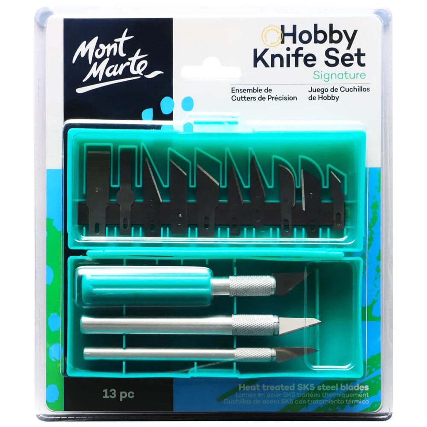 MONT MARTE Hobby Knife Set - 13 pcs