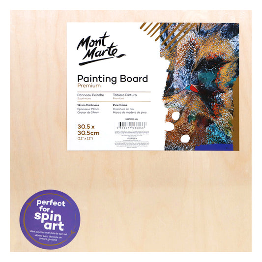MONT MARTE Premium Painting Board 12″ x 12″ (30.5 x 30.5cm)