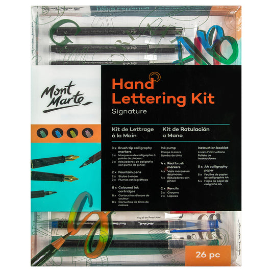 MONT MARTE Hand Lettering Kit 26pc