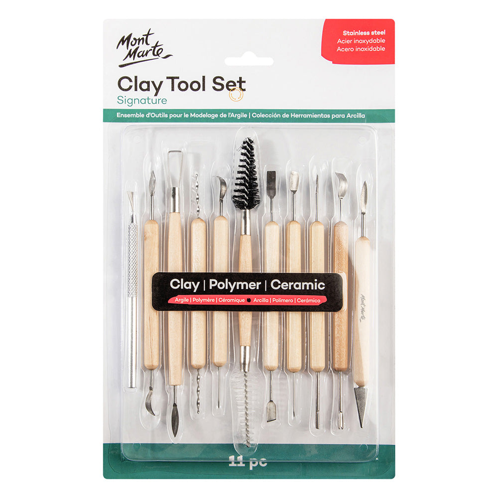 MONT MARTE Clay Tool Set - 11pcs