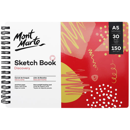 MONT MARTE Discovery Sketch Book 150g A5 - 30pgs