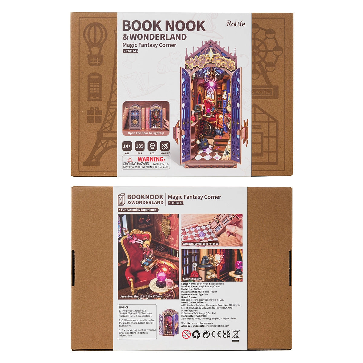 Rolife DIY Book Book Kit - Magic Fantasy Corner TGB14
