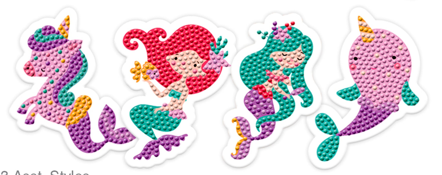 Krafty Kids Kit: 7cm DIY Diamond Painting Fridge Magnet Kit