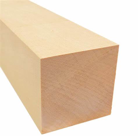 2" x 2" x 6" Basswood