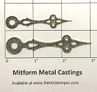 Metal Casting, Clock Hands -3.2