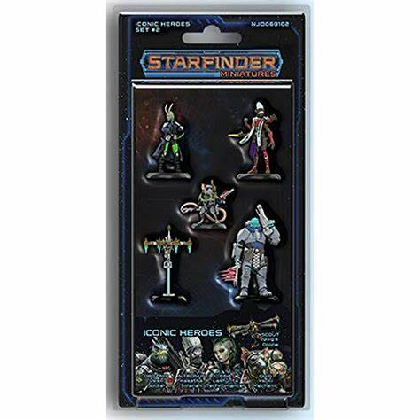 Starfinder: Miniatures- Iconic Heroes Set 2