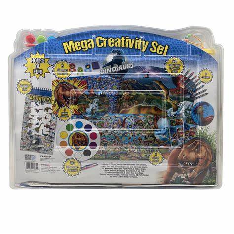 Inkology Mega Dinosaur Creativity Set Includes 1000 Creative Activities